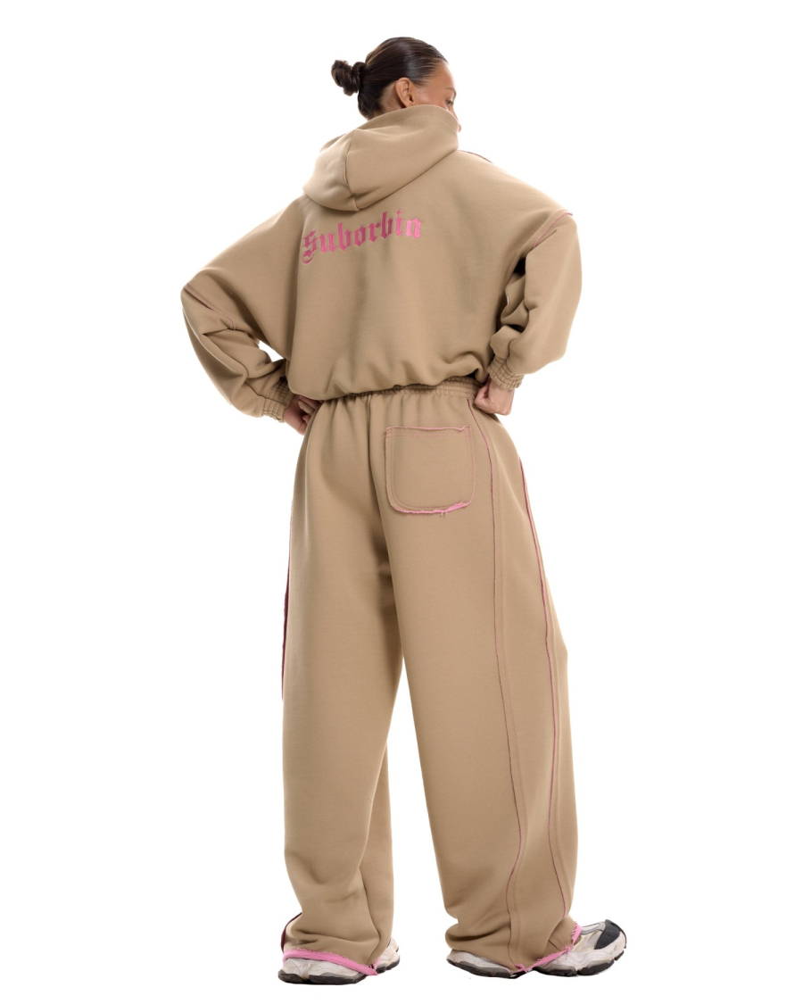 Костюм с палаццо Suborbia, цвет: бежевый, 005800 купить онлайн