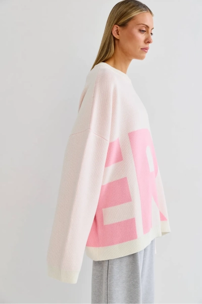 Джемпер c логотипом Erist store, цвет: розовый, НФ-00003254 купить онлайн