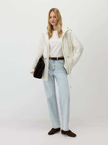 Утепленная куртка на кулиске Conso, цвет: белый, SEM 260102 - белый купить онлайн