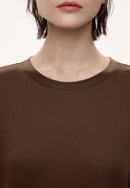 Женский лонгслив оверсайз MUTED, цвет: коричневый, 904194.WLSL0022_Brown купить онлайн