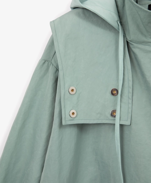 Ветровка оверсайз без подкладки GLVR, цвет: зеленый, 126G26GAC4004 купить онлайн