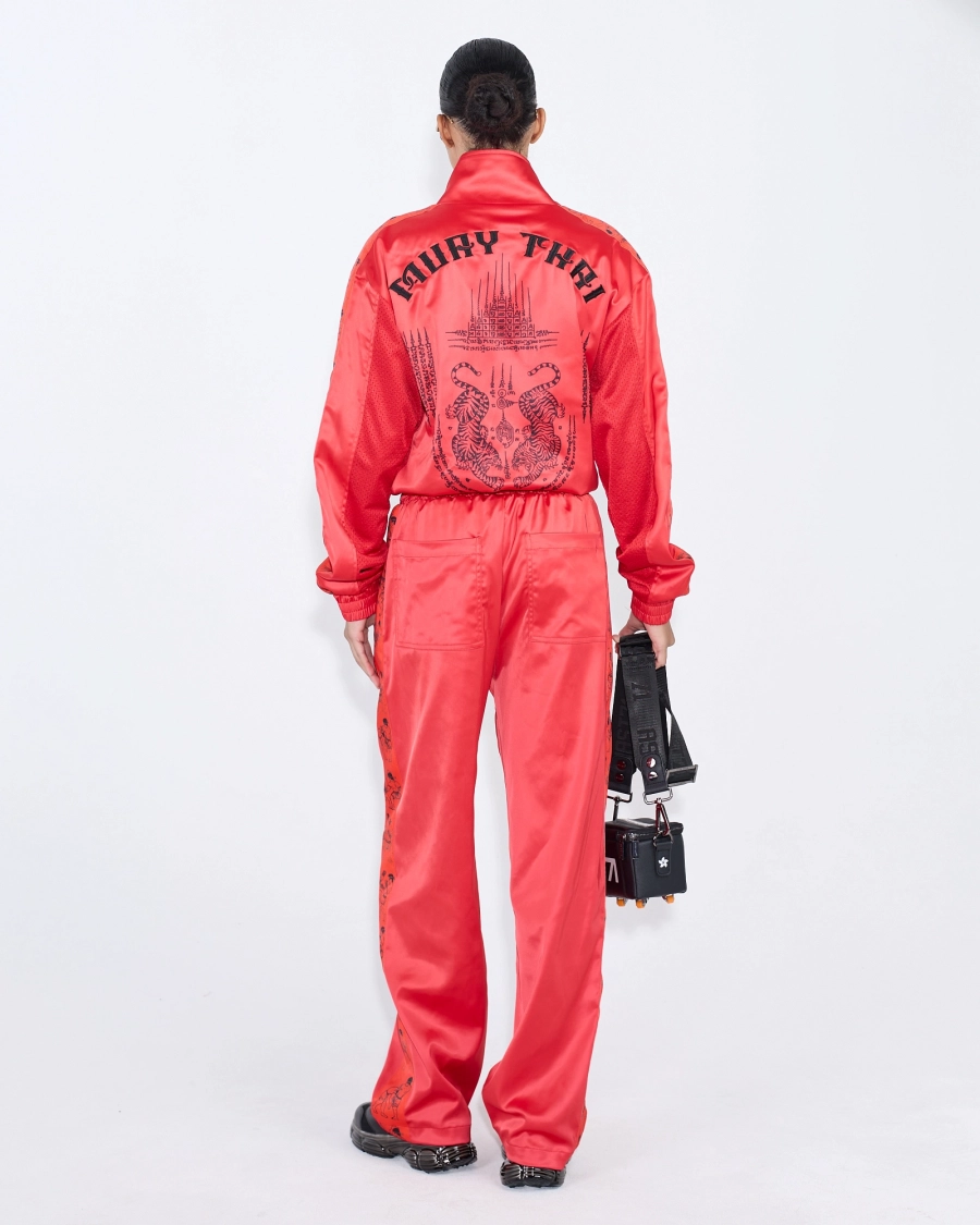 Костюм женский МУАЙ-ТАЙ ASIA ST 71, цвет: красный, Ast71.suit-Thai-w-red купить онлайн