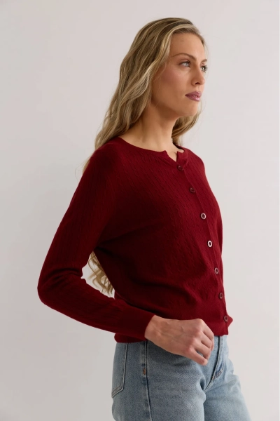 Кардиган тонкий Erist store, цвет: красный, НФ-00003176 купить онлайн