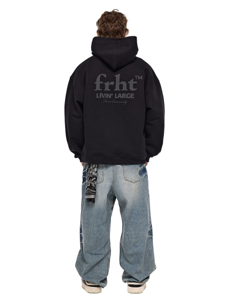 Худи с принтом FRHT, цвет: Черный, HDLVNLRGBLK купить онлайн