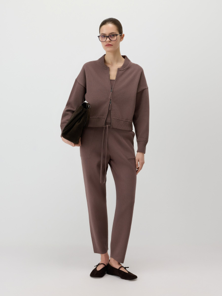 Кардиган-бомбер Conso, цвет: коричневый, KCL 260702 - кофейный купить онлайн