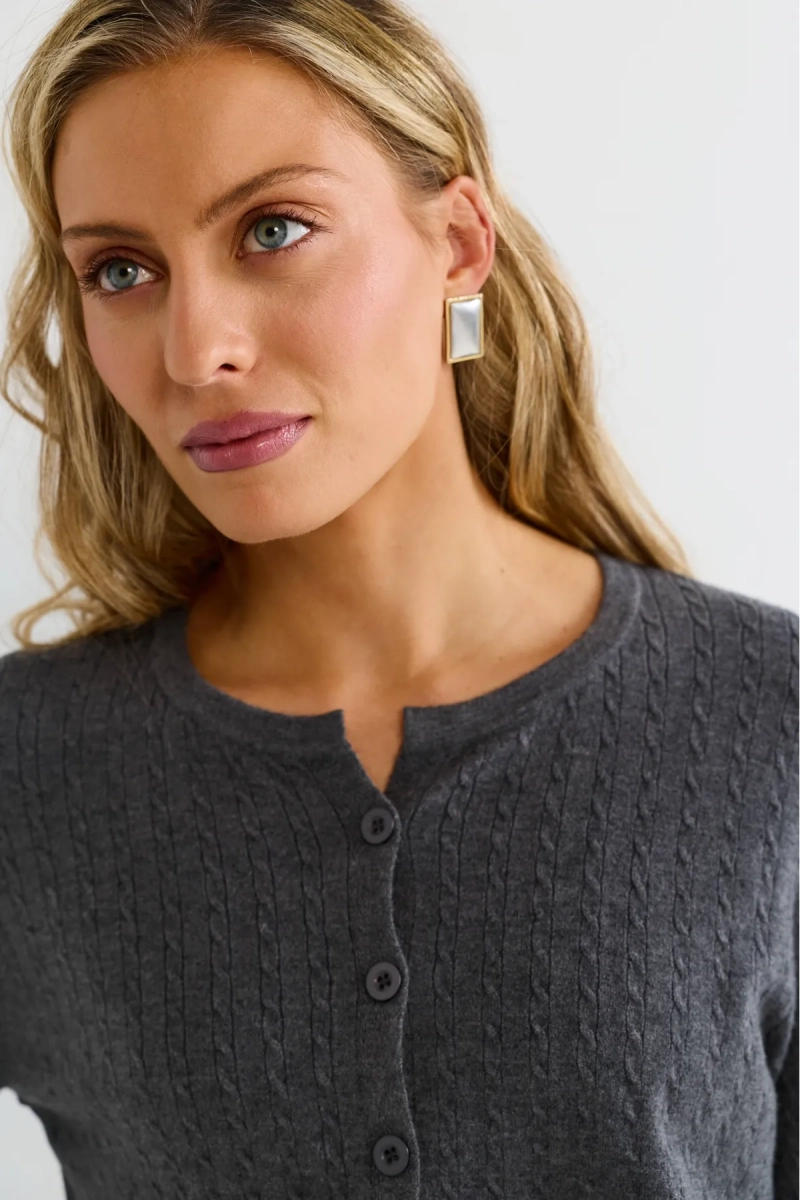 Кардиган тонкий Erist store, цвет: серый, НФ-00003167 купить онлайн