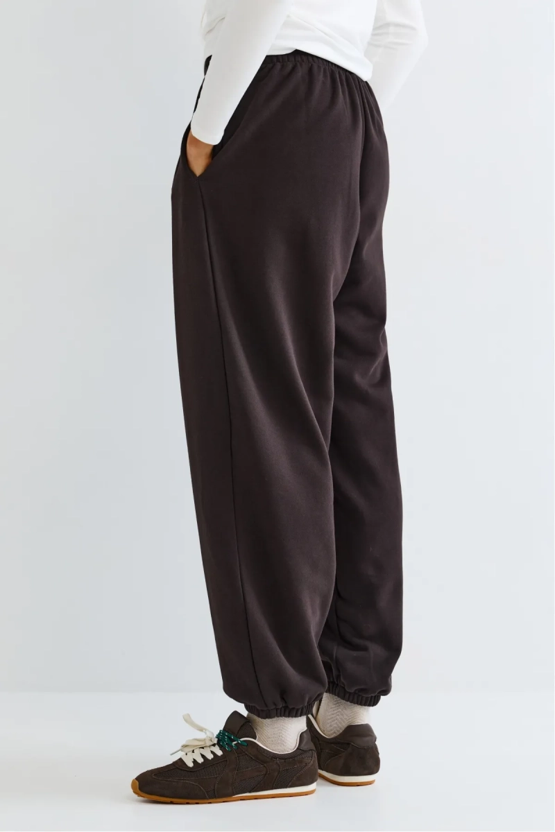 Джоггеры оверсайз Erist store, цвет: коричневый, НФ-00003095 купить онлайн