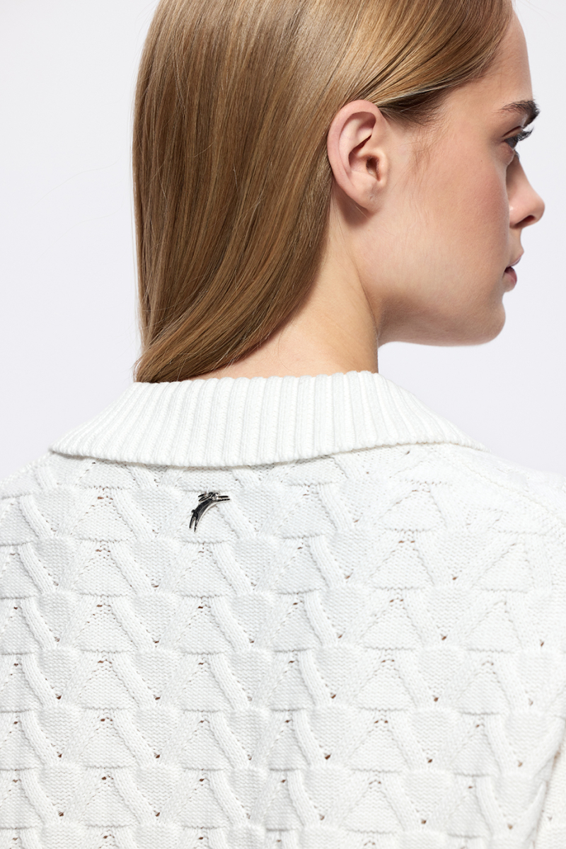 Джемпер вязаный женский DREAMS BY ALENA AKHMADULLINA, цвет: белый, 126104140304558/102000 купить онлайн