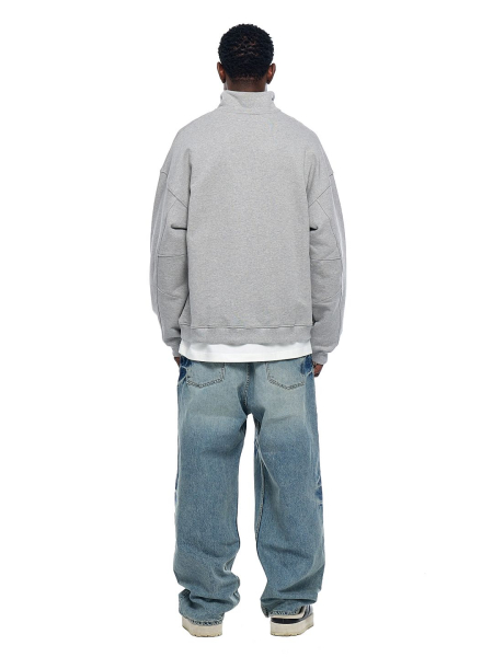 Свитшот FRHT, цвет: меланж, SWTHLFZIPMLG купить онлайн