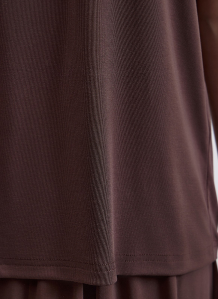 Майка из трикотажа ALL WE NEED, цвет: коричневый, 2604W2114-19 купить онлайн