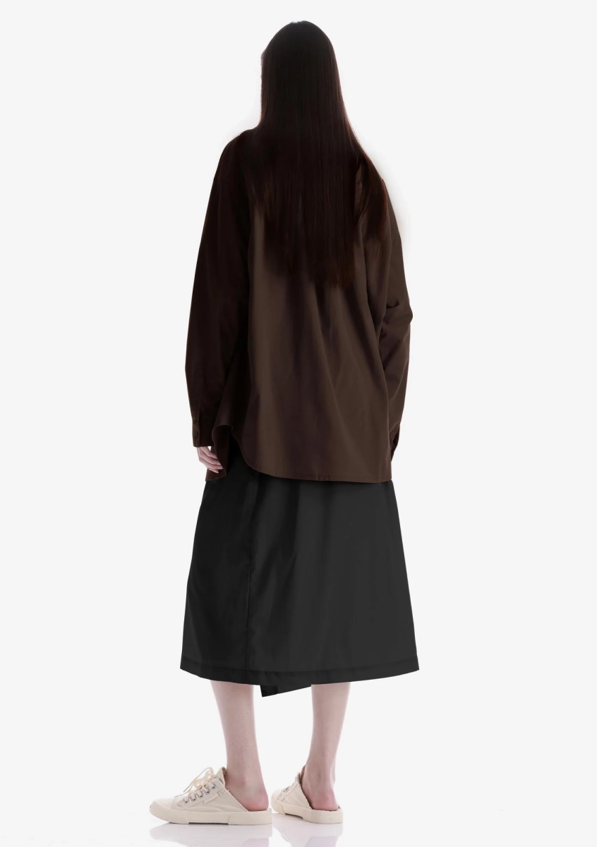 Рубашка из экозамши KRAKATAU, цвет: Кофейный, Nw83-89 купить онлайн