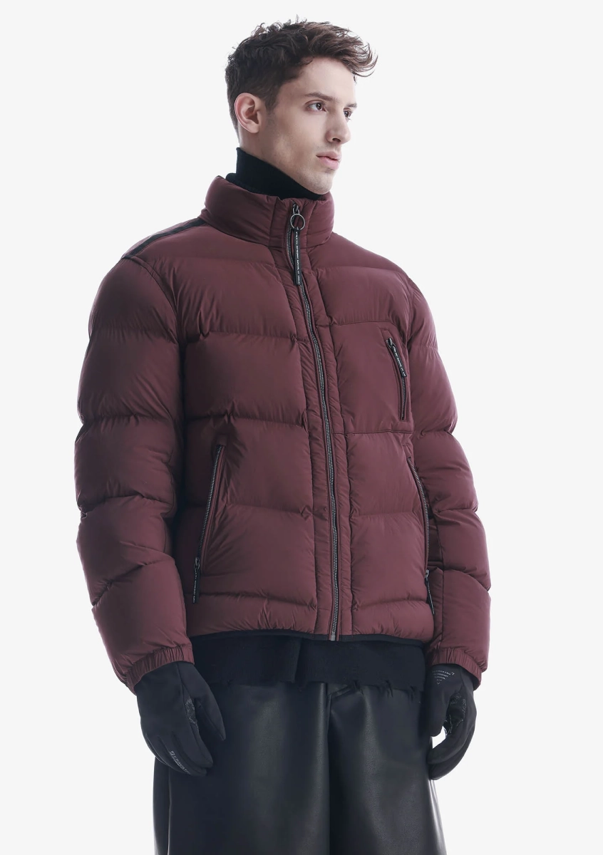 Пуховик KRAKATAU, цвет: Бордовый, Qm558-73 купить онлайн