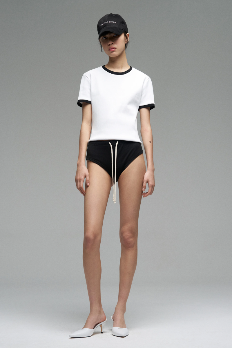 Футболка женская c кантами