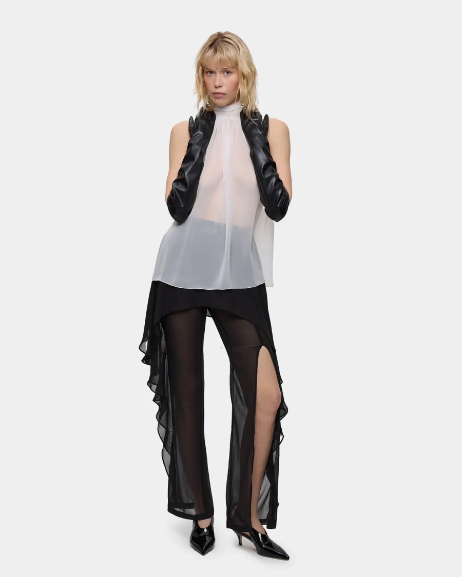 Длинные перчатки Arny Praht, цвет: Черный  купить онлайн