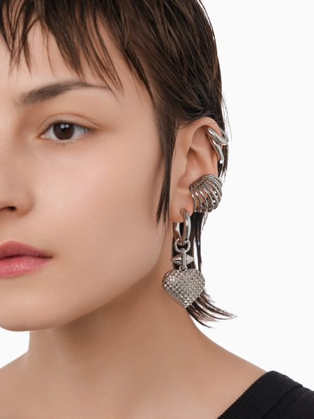 Моносерьга с сердцем RUSHEV RSHV_N25_MN4 купить онлайн