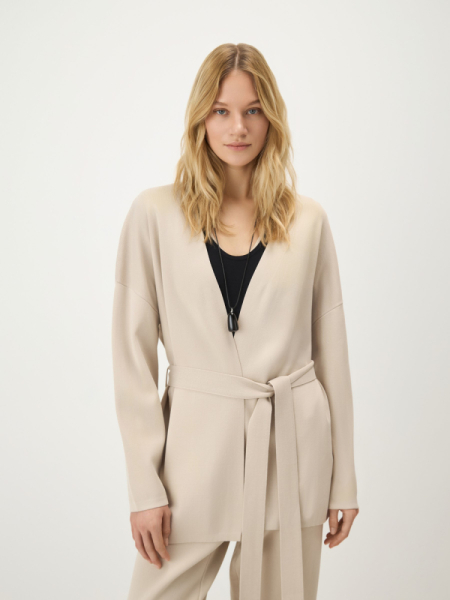 Кардиган с поясом