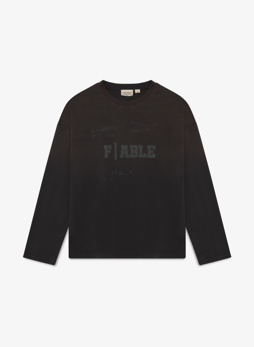 Лонгслив с принтом