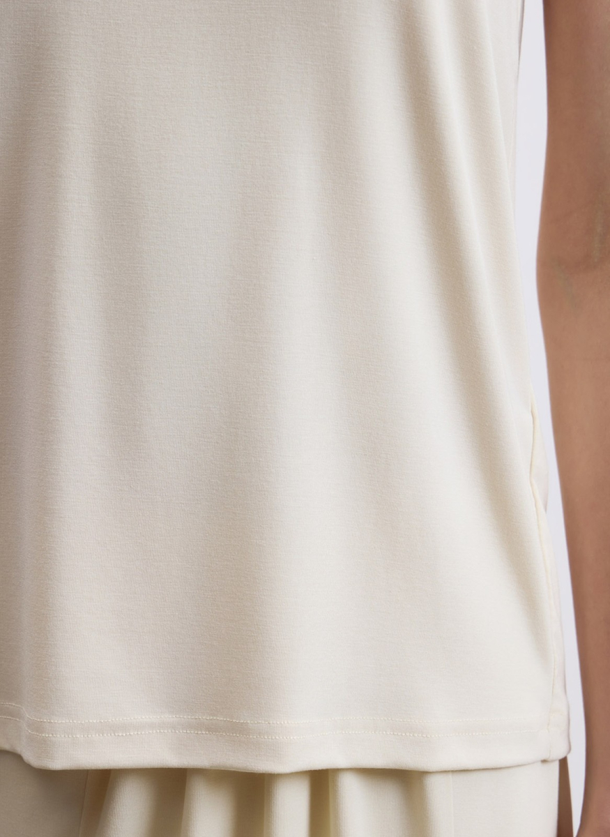 Майка из трикотажа ALL WE NEED, цвет: ванильный, 2604W2114-109 купить онлайн