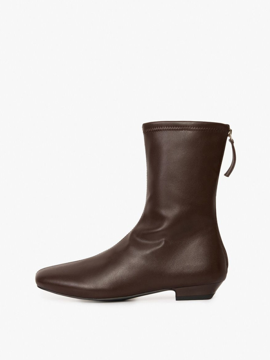 Ботинки из экокожи