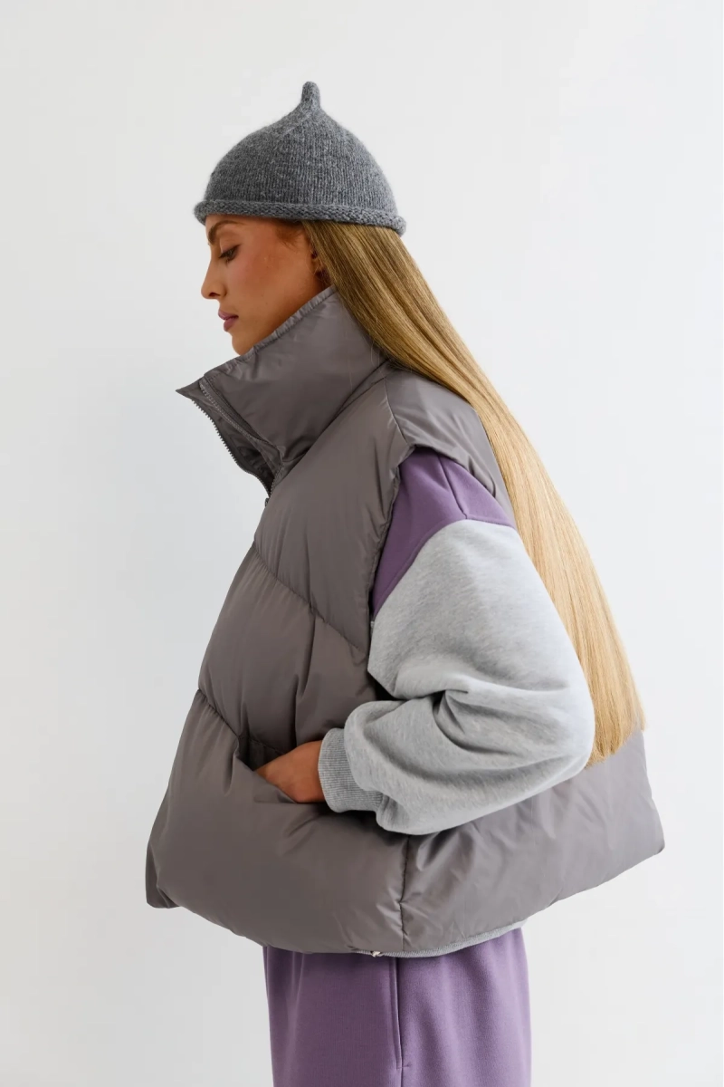 Жилет Erist store, цвет: серый, НФ-00003205 купить онлайн