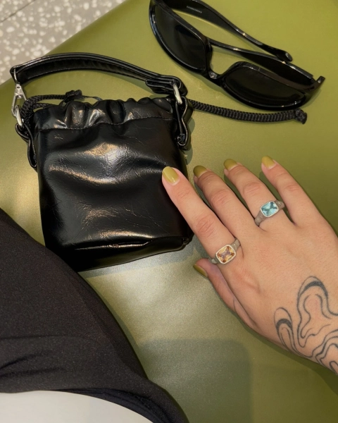 Кольцо «Текстура» с фианитами SJEW  купить онлайн