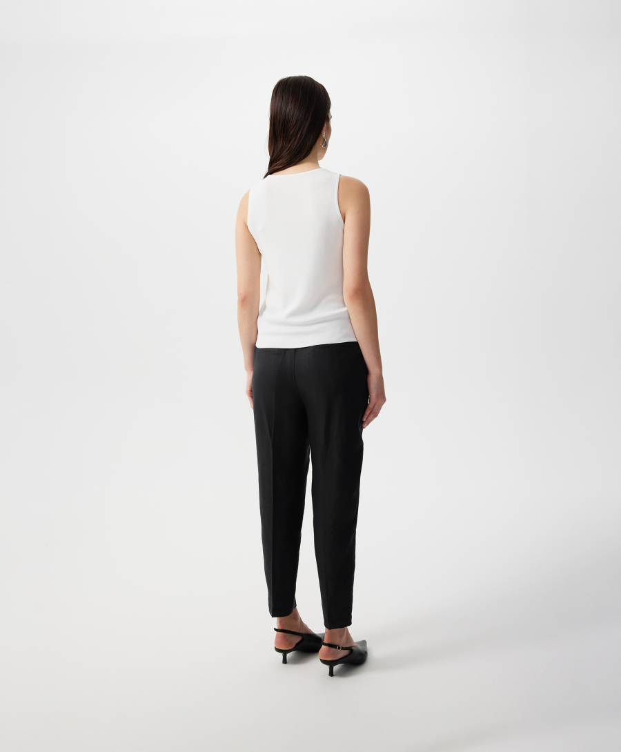 Топ полуприлегающего силуэта GLVR, цвет: белый, 126G21GAC3805 купить онлайн