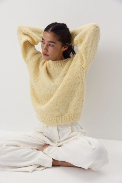 Джемпер из шерсти мериноса Charmstore, цвет: Сливочный, 303-41898-121 купить онлайн Джемпер из шерсти мериноса Charmstore, цвет: Сливочный, 303-41898-121 купить онлайн