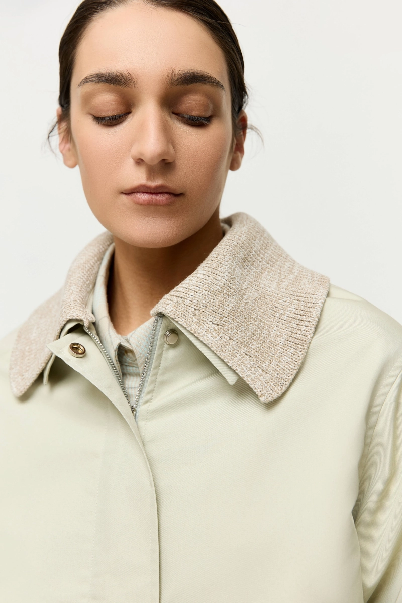 Куртка со съемным воротником AROUND, цвет: хаки, 210_76C02 купить онлайн