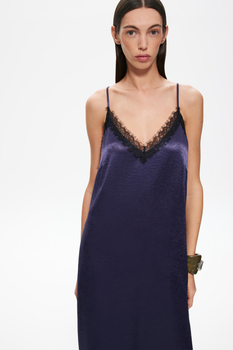 Платье-комбинация с кружевом DREAMS BY ALENA AKHMADULLINA, цвет: фиолетовый, 225102130204295/912000 купить онлайн