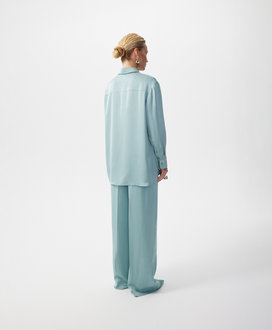 Блузка с длинным рукавом GLVR, цвет: зеленый, 126G26GAC2221 купить онлайн