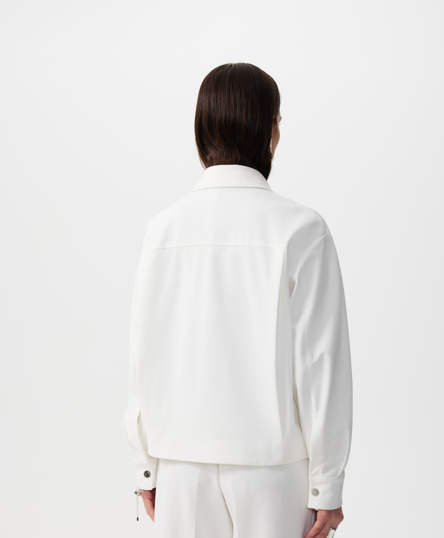 Жакет на молнии GLVR, цвет: белый, 126G21GAC1903 купить онлайн