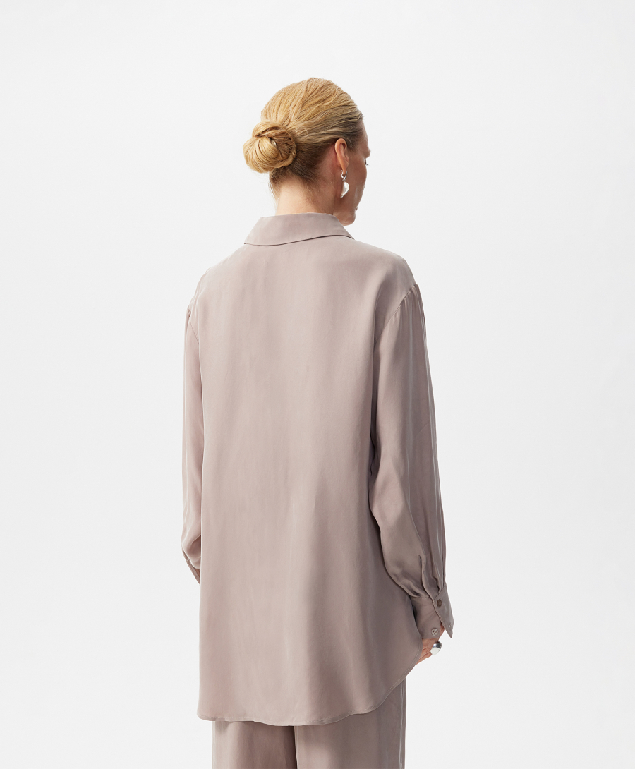 Блузка с длинным рукавом GLVR, цвет: серый, 126G22GAC2210 купить онлайн