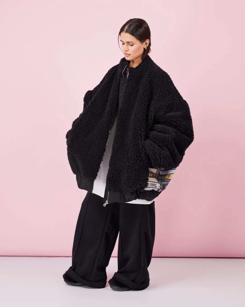 Бомбер с кассетами TABOO, цвет: Черный, Brkass купить онлайн