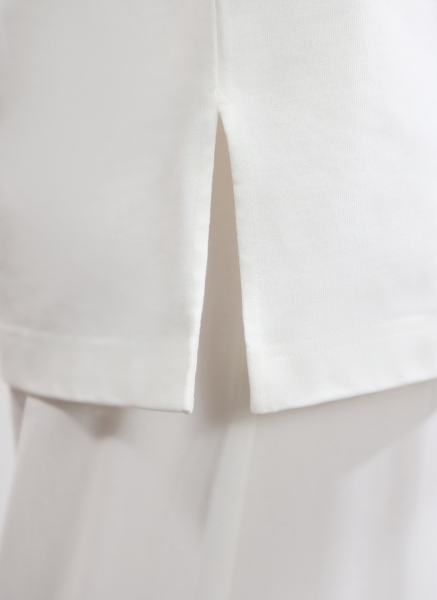 Лонгслив свободного кроя c принтом ALL WE NEED, цвет: белый,  купить онлайн