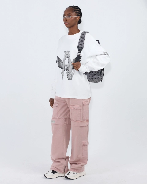 Джинсы карго ASIA ST 71, цвет: розовый, Ast71.jeans-cargo-w-pink купить онлайн