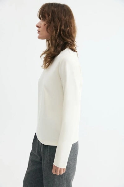 Лонгслив малообъемный Daisyknit, цвет: Сливочный,  купить онлайн Лонгслив малообъемный Daisyknit, цвет: Сливочный,  купить онлайн