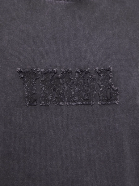 Женская футболка оверсайз с принтом MUTED, цвет: темно-серый, 904312.WTSH0022_Dark-grey купить онлайн