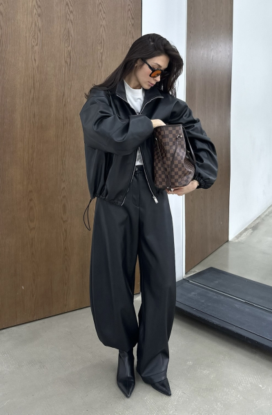 Куртка из экокожи (черная) Label .B, цвет: Черный, Jc.01.4.41BLC купить онлайн