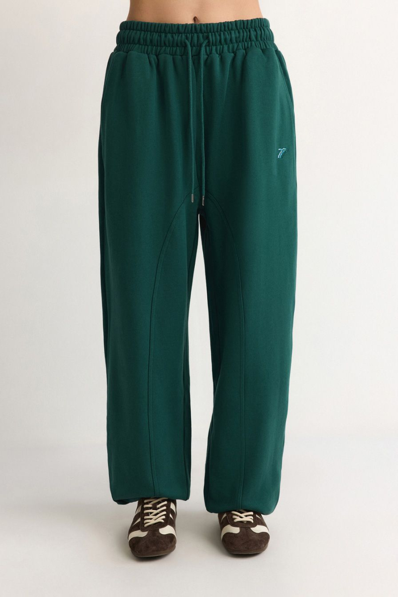 Брюки из 100% хлопка TOPTOP, цвет: зеленый, TT.032.17671.500 купить онлайн