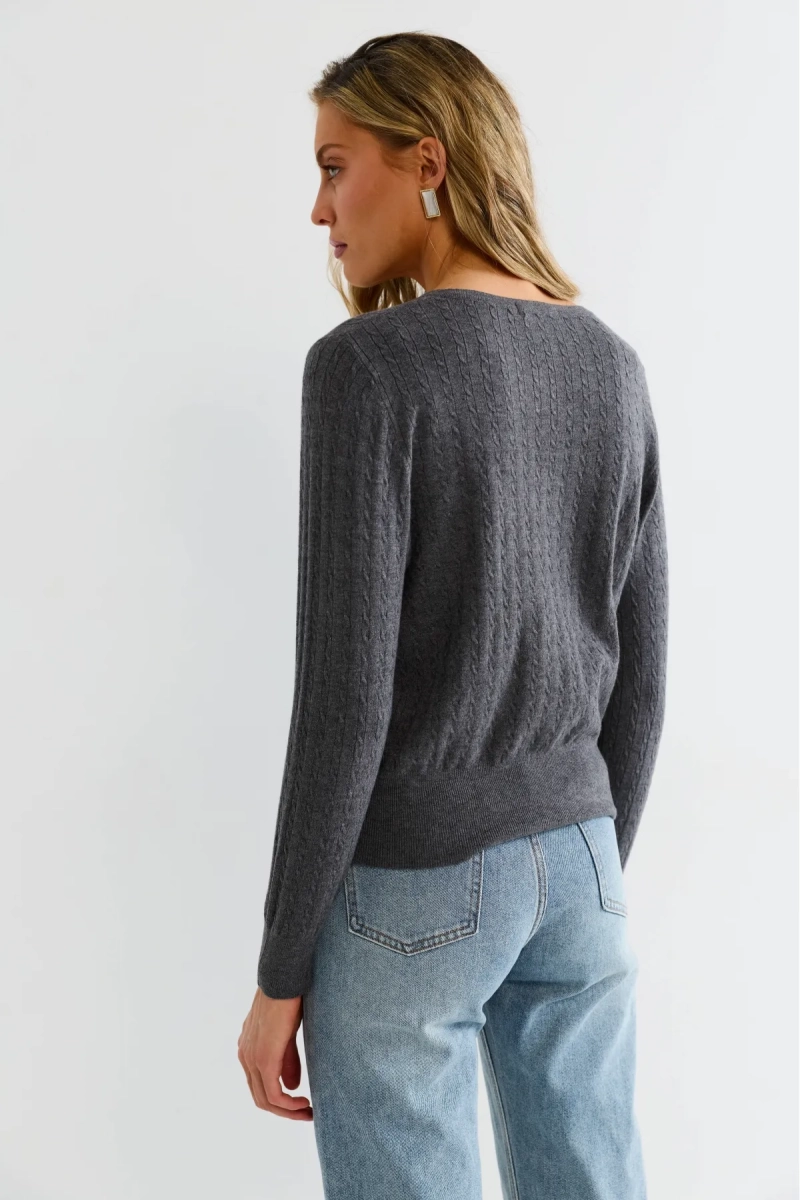 Кардиган тонкий Erist store, цвет: серый, НФ-00003167 купить онлайн