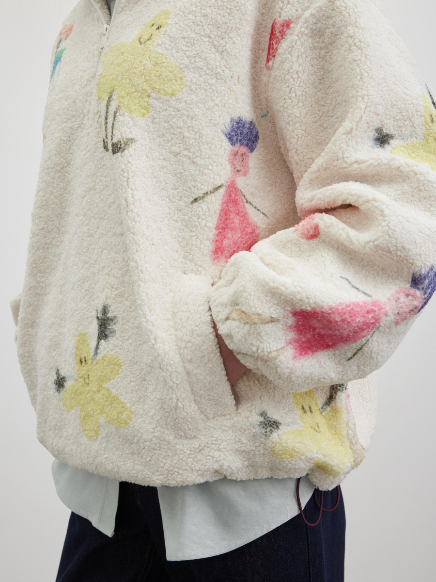 Анорак из флиса Chaika, цвет: белый, SS26AN03-101 купить онлайн