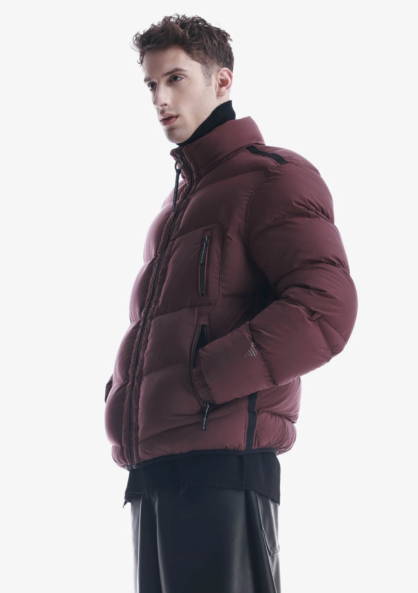 Пуховик KRAKATAU, цвет: Бордовый, Qm558-73 купить онлайн