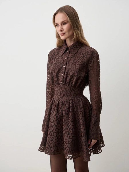 Платье GRETI ANNA PEKUN, цвет: коричневый, 20.2558.701 купить онлайн Платье GRETI ANNA PEKUN, цвет: коричневый, 20.2558.701 купить онлайн