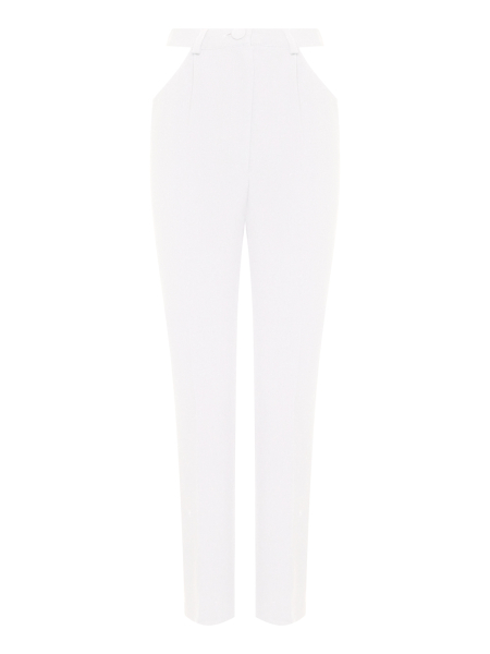 Брюки с вырезами на бедрах I.B.W., цвет: белый, ES009 купить онлайн