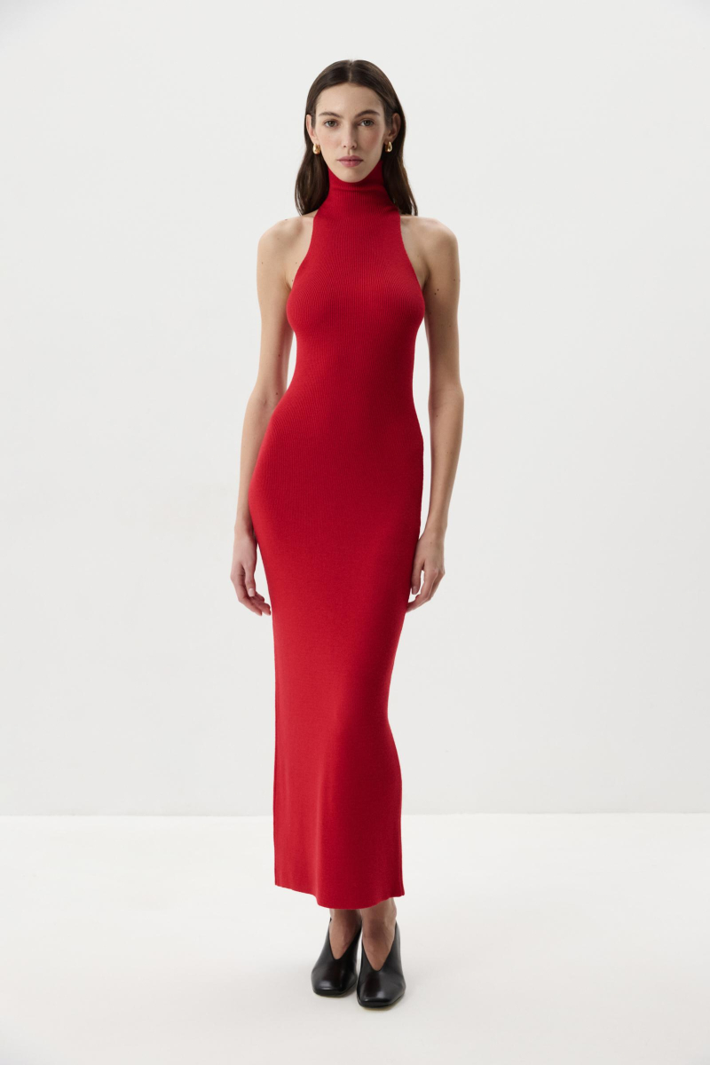 Платье макси Charmstore, цвет: красный, 306-51098-440 купить онлайн