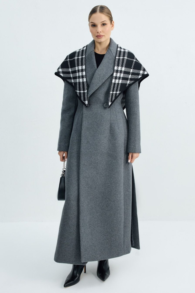 Косынка из смесовой шерсти TOPTOP, цвет: черно-белый TT.604.15562.911 купить онлайн Косынка из смесовой шерсти TOPTOP, цвет: черно-белый TT.604.15562.911 купить онлайн