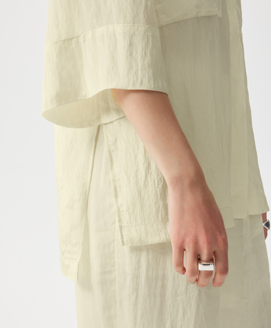 Блузка с коротким рукавом GLVR, цвет: Желтый, 126G24GAC2201 купить онлайн