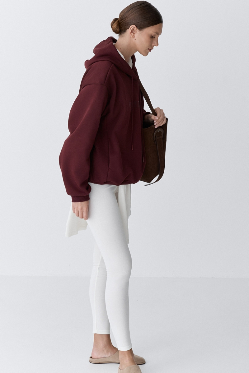 Худи утепленный Ricoco, цвет: Бордовый, 7027/3 купить онлайн