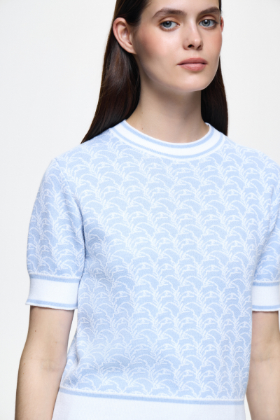 Джемпер с узором DREAMS BY ALENA AKHMADULLINA, цвет: голубой, 126104140304540/711000 купить онлайн