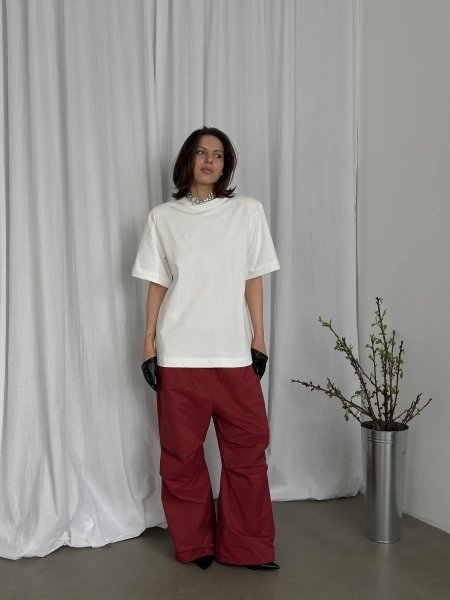 Брюки "Ностальгия" MIARTLAND, цвет: Бордовый, НФ-00000886 купить онлайн